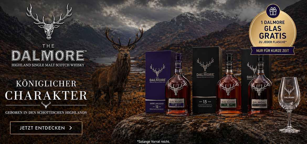 he Dalmore Highland Single Malt Scotch Whisky in den schottischen Highlands mit Royal Stag Hirsch und Premium Whiskys (12 Jahre, 15 Jahre, King Alexander III) – edler Scotch Whisky online entdecken und kaufen.