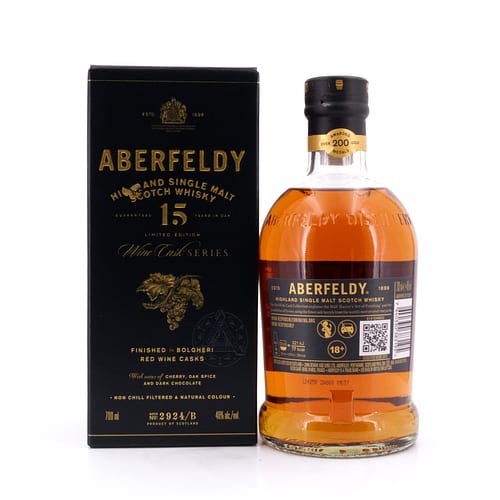 Aberfeldy 15 Jahre Bolgheri Red Wine Casks Finish 0,70 Liter/ 46.0% vol Produktbild