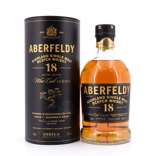 Aberfeldy 18 Jahre Sangiovese Wine Casks Finish From Valdarno Di Sopra 0,70 Liter/ 46.0% vol Produktbild