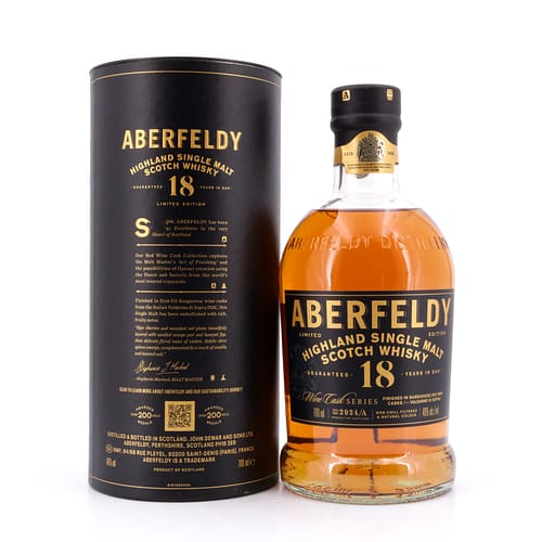 Aberfeldy 18 Jahre Sangiovese Wine Casks Finish From Valdarno Di Sopra 0,70 Liter/ 46.0% vol Produktbild