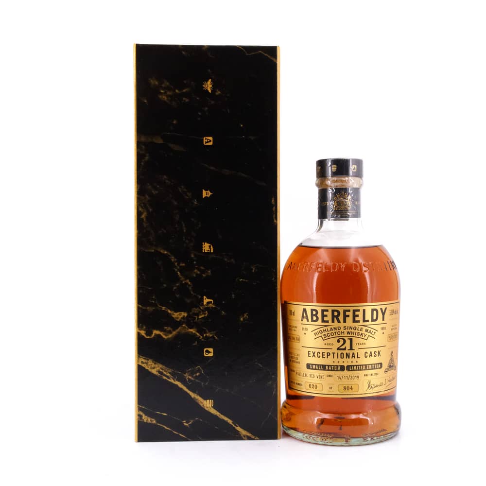 Aberfeldy 21 Jahre Exceptional Pauillac Redwine Cask 0,70 Liter/ 53.9% vol Produktbild