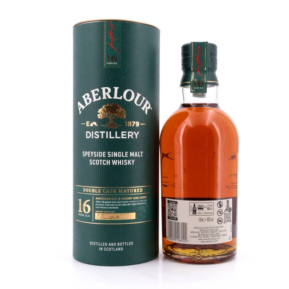 Aberlour 16 Jahre Double Cask Matured Lieferung aktuell verfügbares Batch 0,70 Liter/ 40.0% vol Produktbild