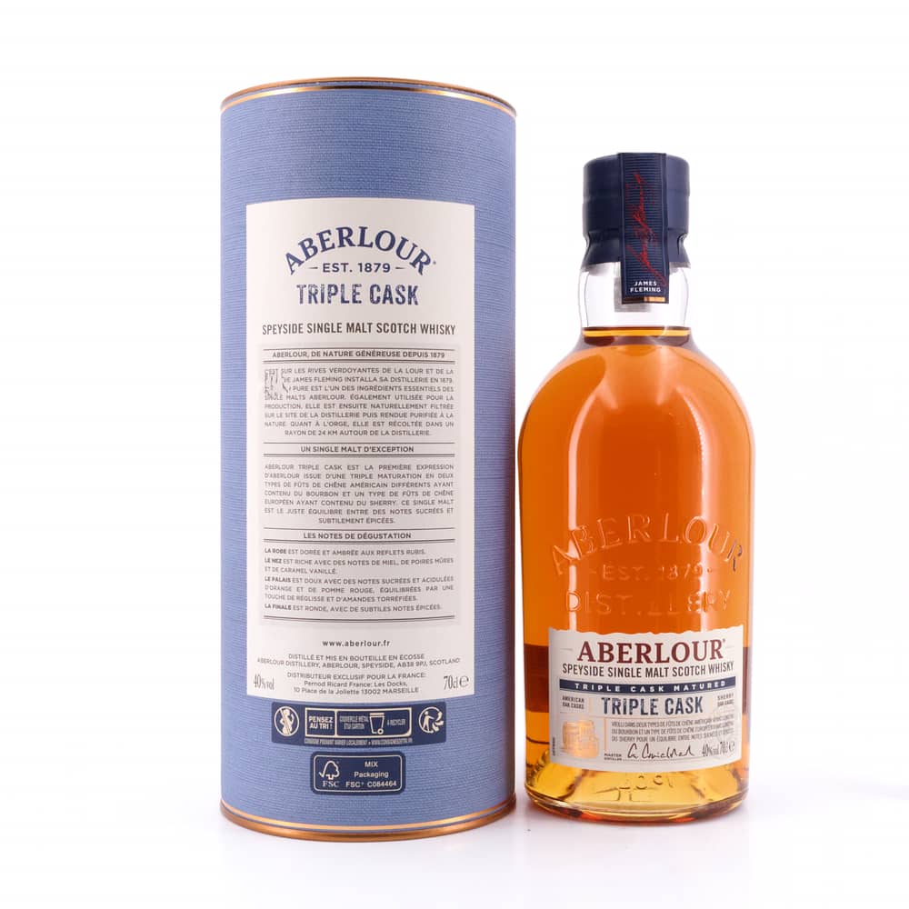 Aberlour Triple Cask American Oak Casks Sherry Oak Casks 0,70 Liter/ 40.0% vol Produktbild