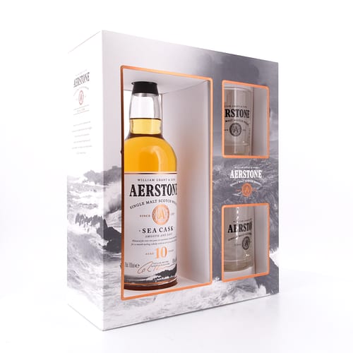 Aerstone 10 Jahre Sea Cask Geschenkset inkl. 2 Gläser 0,70 Liter/ 40.0% vol Produktbild