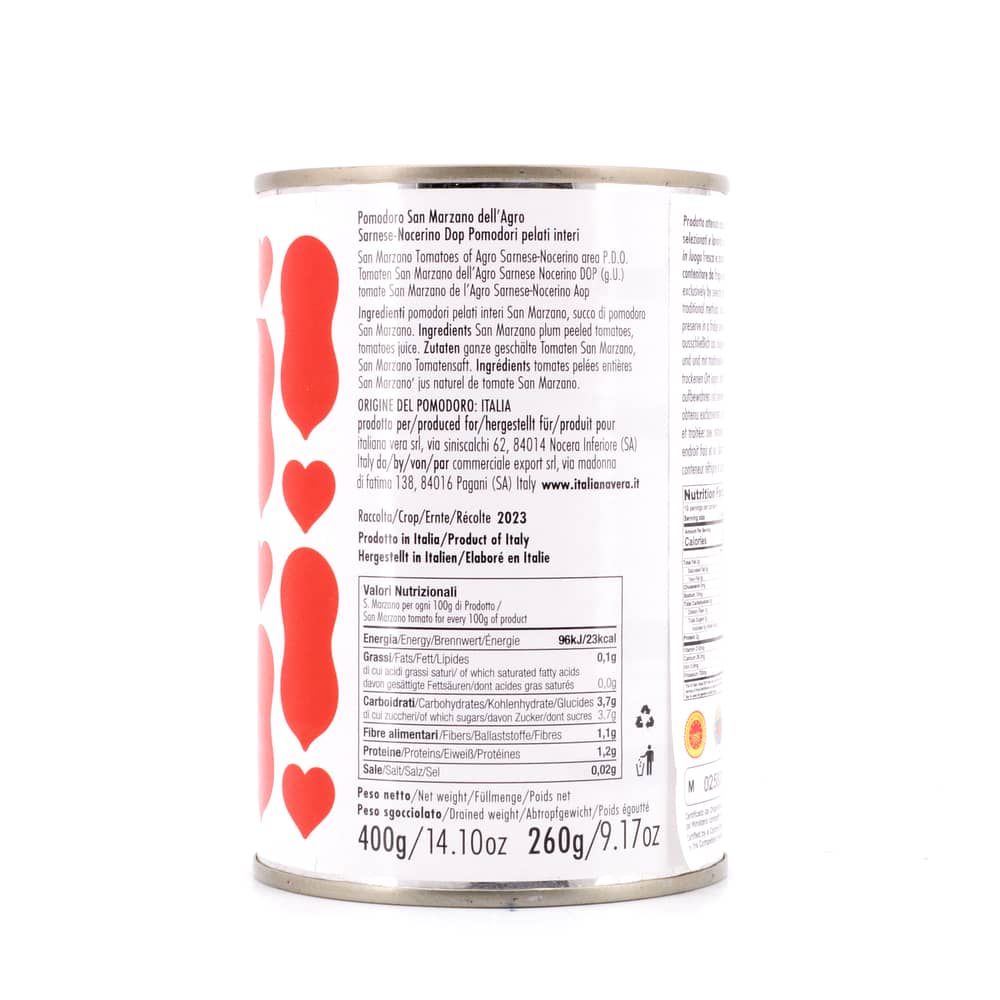 Agrigenus Pomodoro San Marzano dell´Agro Sarnese-Nocerino DOP geschälte Tomaten 260 Gramm Abtropfgewicht Produktbild