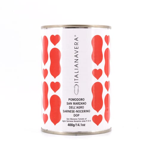 Agrigenus Pomodoro San Marzano D.O.P. dell´Agro Sarnese-Nocerino geschälte Tomaten im eigenen Saft 400g 260 Gramm Abtropfgewicht Produktbild