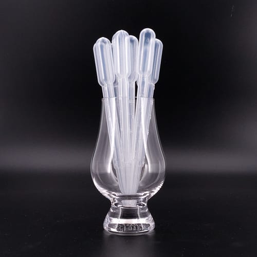 Alpha Laboratories Limited Pipette 10 Stück 3ml mit 1Stück Glencairn Nosing-Glas 10 Stück Produktbild