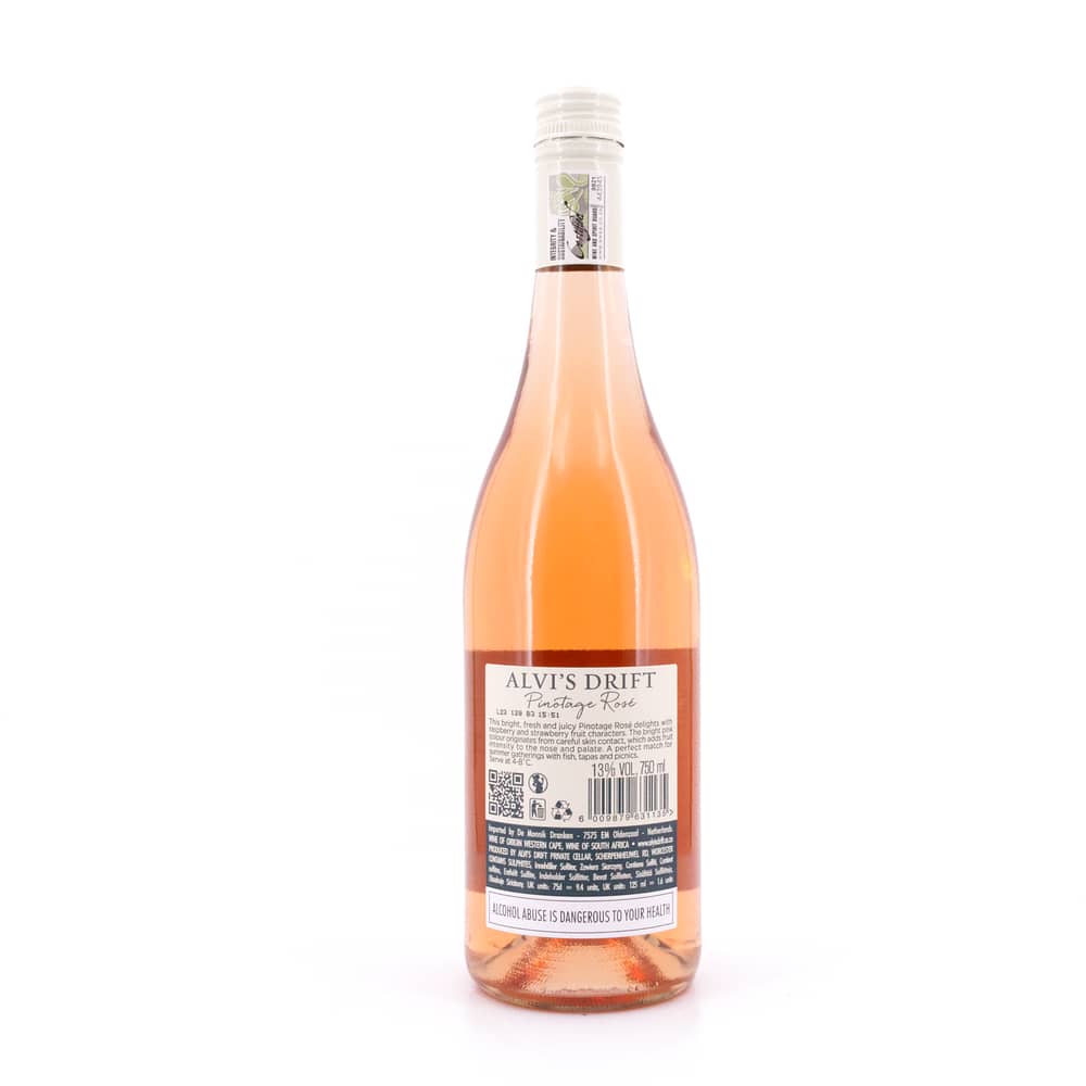 ALVI'S DRIFT Pinotage Rose Jahrgang 2024 0,750 Liter/ 13.0% vol Produktbild