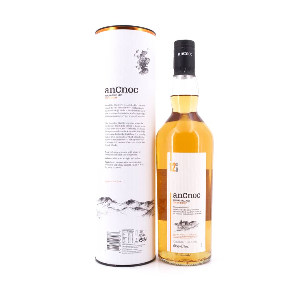 anCnoc 12 Jahre 0,70 Liter/ 40.0% vol Produktbild