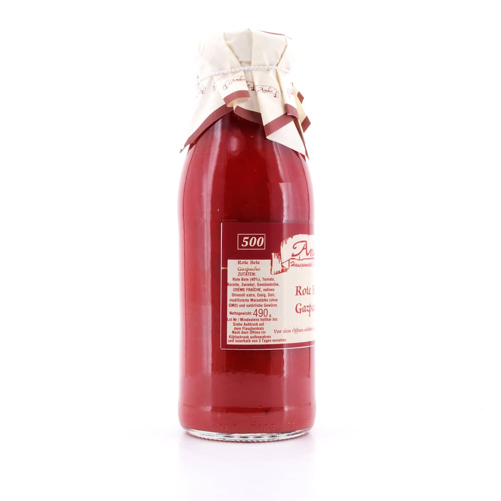Anko Rote Beete Gazpacho 490 Gramm Produktbild