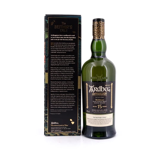 Ardbeg Anthology „The Beithir’s Tale“ 15 Jahre 0,70 Liter/ 46.0% vol Produktbild