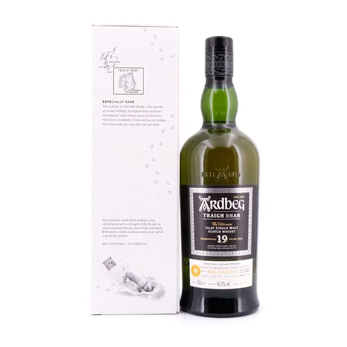 Ardbeg Traigh Bhan 19 Jahre Batch 3 Matured in American Oak & Oloroso Sherry Casks 0,70 Liter/ 46.2% vol Produktbild