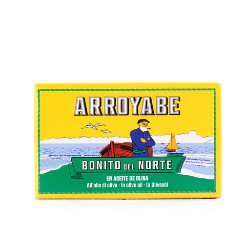 Arroyabe Weißer Thunfisch in Olivenöl 111g 73 Gramm Abtropfgewicht Produktbild