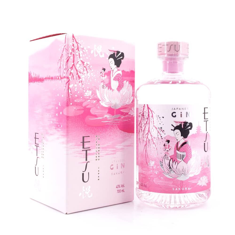 Asahikawa Distillery Etsu Sakura Gin 0,70 Liter/ 43.0% vol Produktbild