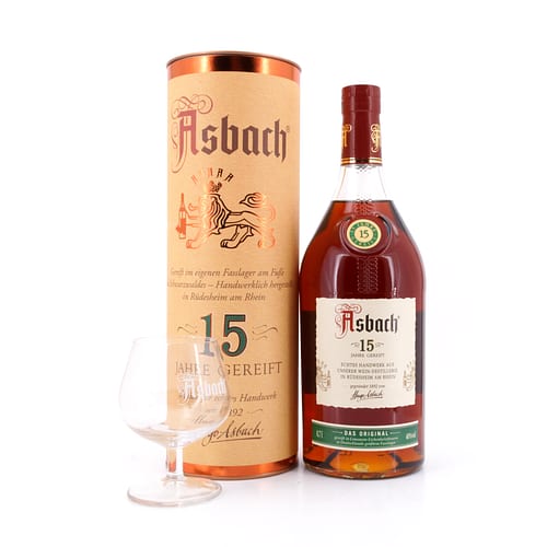 Asbach 15 Jahre mit Asbach Schwenker 0,70 Liter/ 40.0% vol Produktbild