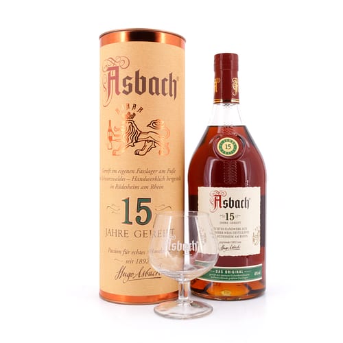 Asbach 15 Jahre mit Asbach Schwenker 0,70 Liter/ 40.0% vol Produktbild