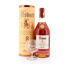 Asbach 8 Jahre mit Asbach Schwenker Produktbild