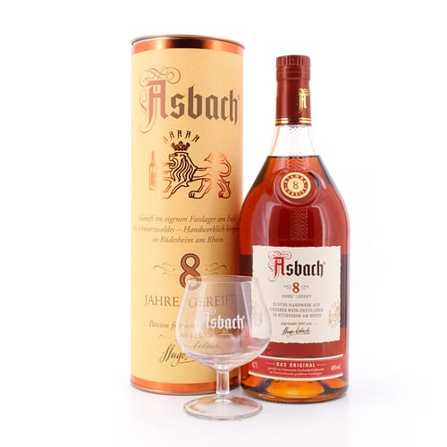 Asbach 8 Jahre mit Asbach Schwenker 0,70 Liter/ 40.0% vol Produktbild