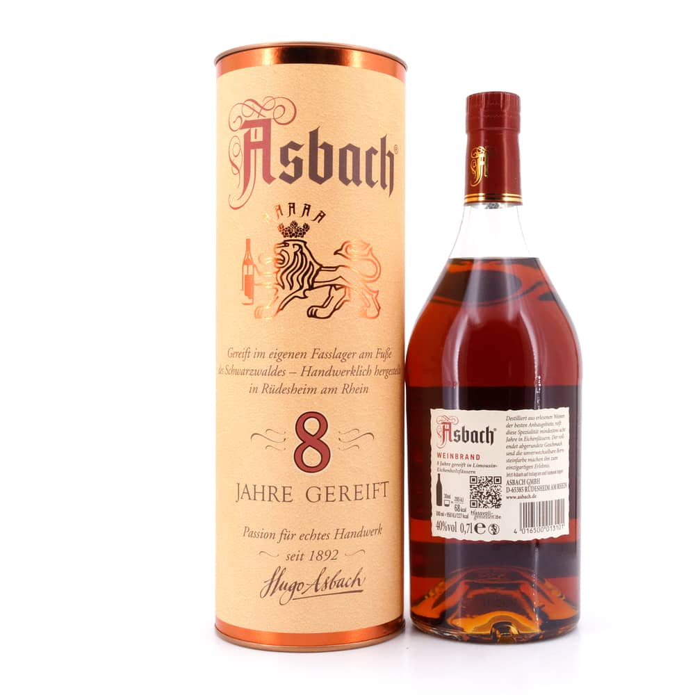 Asbach 8 Jahre 0,70 Liter/ 40.0% vol Produktbild