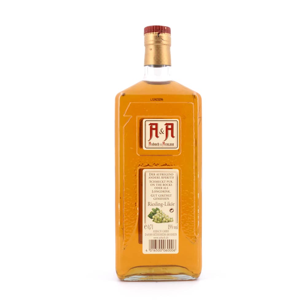 Asbach A&A Riesling Likör 0,70 Liter/ 19.0% vol Produktbild