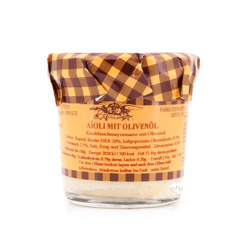 Azaïs-Polito Aioli mit Olivenöl Knoblauchmayonnaise mit Olivenöl 85 Gramm Produktbild