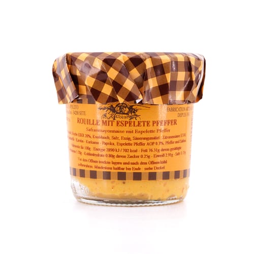 Azaïs-Polito Rouille mit Espelette Pfeffer Safranmayonnaise mit Espelette Pfeffer 85 Gramm Produktbild