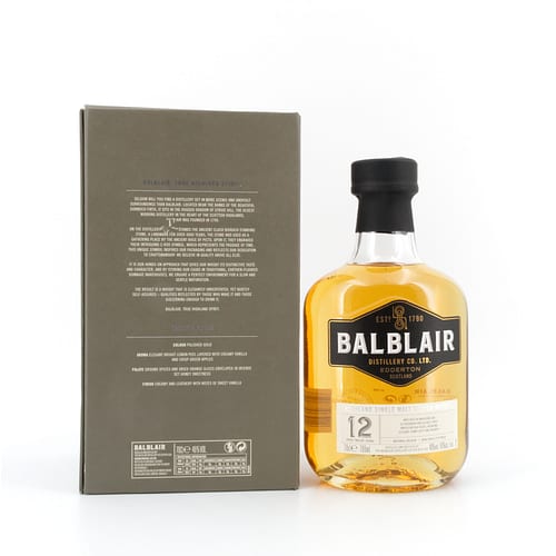 Balblair 12 Jahre 0,70 Liter/ 46.0% vol Produktbild