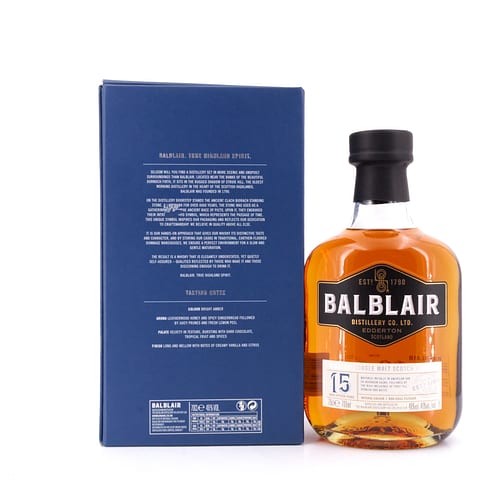 Balblair 15 Jahre 0,70 Liter/ 46.0% vol Produktbild
