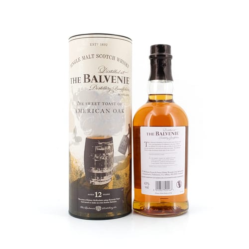 Balvenie 12 Jahre American Oak 0,70 Liter/ 43.0% vol Produktbild