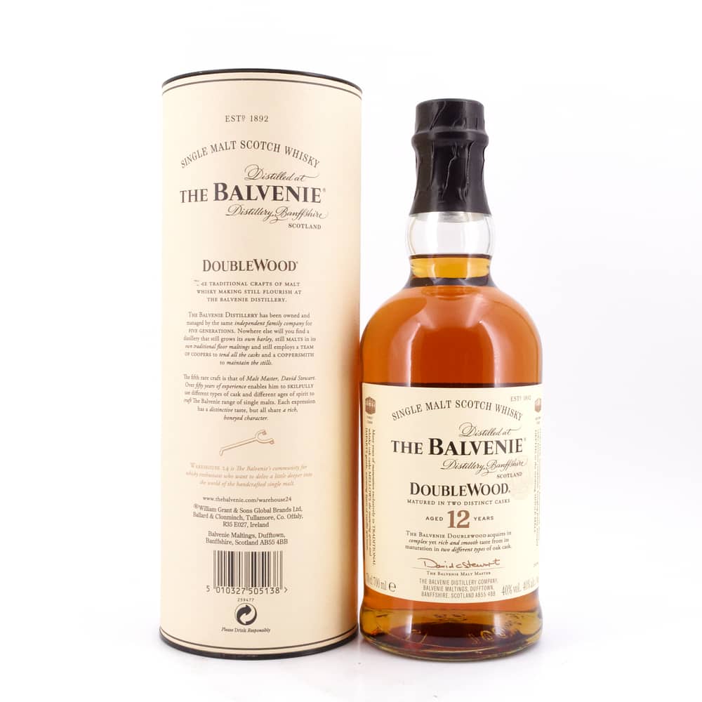 Balvenie 12 Jahre Double Wood Sherry Oak finish 0,70 Liter/ 40.0% vol Produktbild