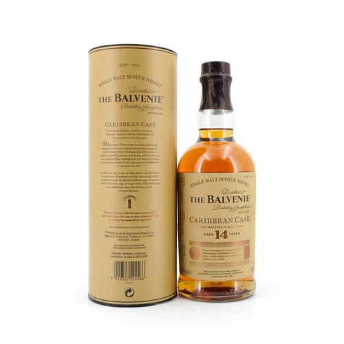 Balvenie 14 Jahre Caribbean Cask 0,70 Liter/ 43.0% vol Produktbild