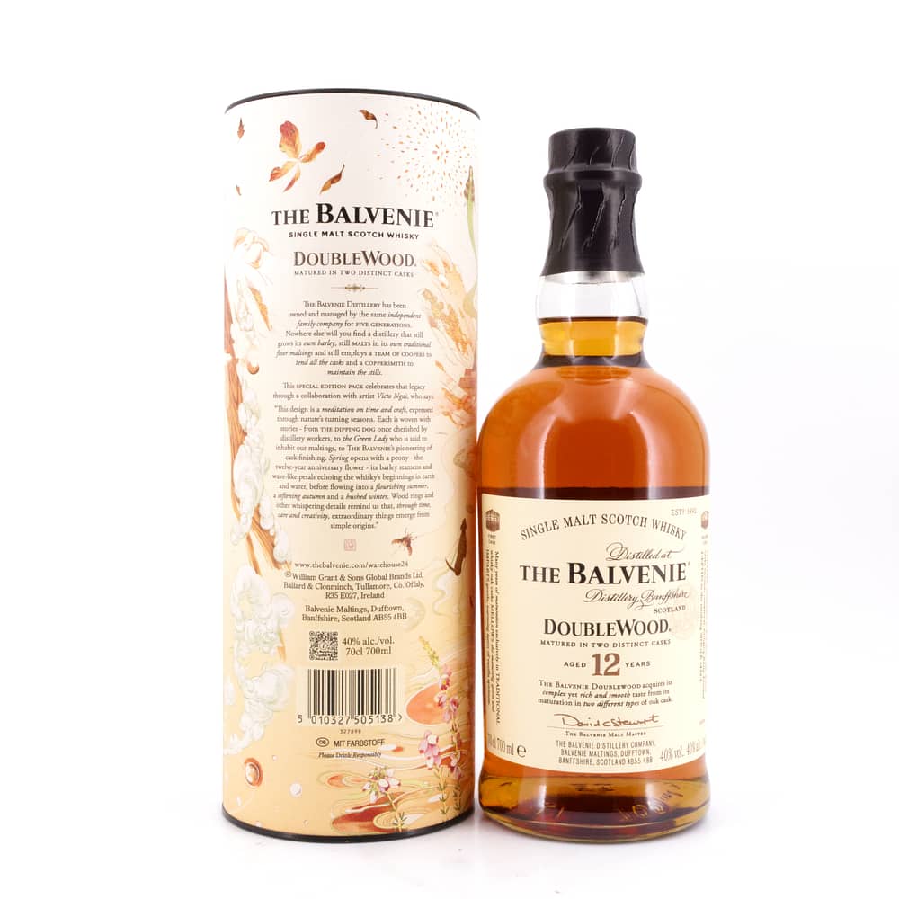 Balvenie Balvenie 12 y.o. Double Wood Victo Ngai 0,70 Liter/ 40.0% vol Produktbild