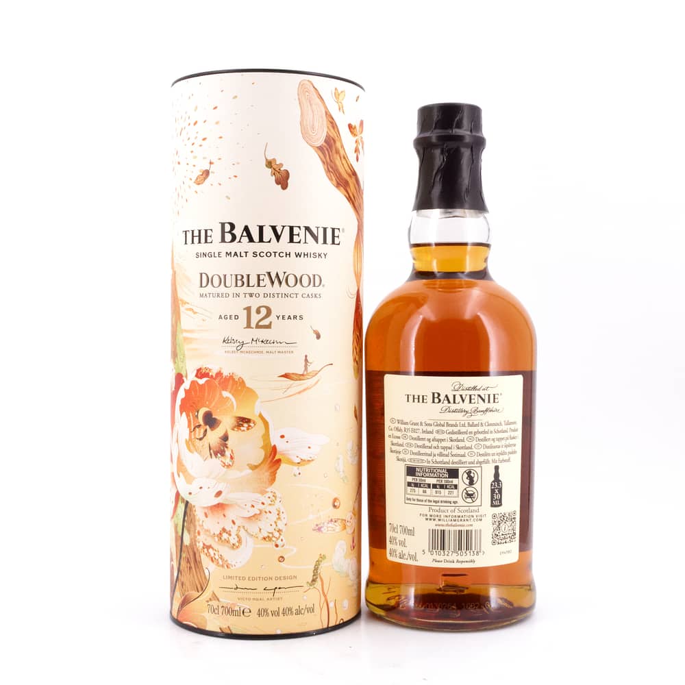 Balvenie Balvenie 12 y.o. Double Wood Victo Ngai 0,70 Liter/ 40.0% vol Produktbild