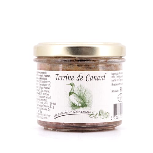 Beauharnais-CARLANT Ententerrine mit Pistazien & Orangenschale 90 Gramm Produktbild