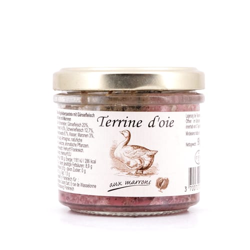 Beauharnais-CARLANT Gänseterrine mit Maronen 90 Gramm Produktbild