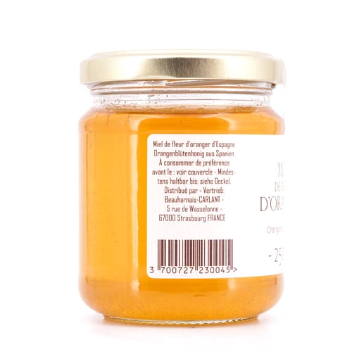 Beauharnais-CARLANT Miel de Fleur D`Oranger Orangenblütenhonig 250 Gramm Produktbild