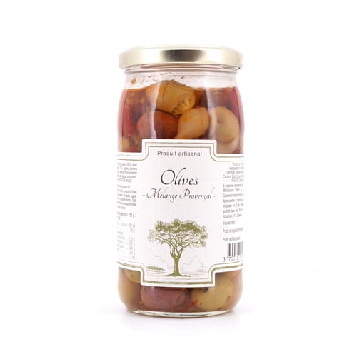 Beauharnais-CARLANT Olives -Mèlange Provencal- Oliven-Mischung nach provenzalischer Art 350g 200 Gramm Abtropfgewicht Produktbild