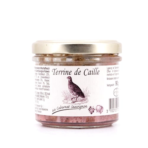 Beauharnais-CARLANT Wachtelterrine mit Cabernet Sauvignon 90 Gramm Produktbild