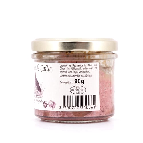 Beauharnais-CARLANT Wachtelterrine mit Cabernet Sauvignon 90 Gramm Produktbild
