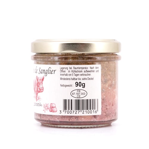 Beauharnais-CARLANT Wildschweinterrine mit Merlot und Heidelbeeren 90 Gramm Produktbild