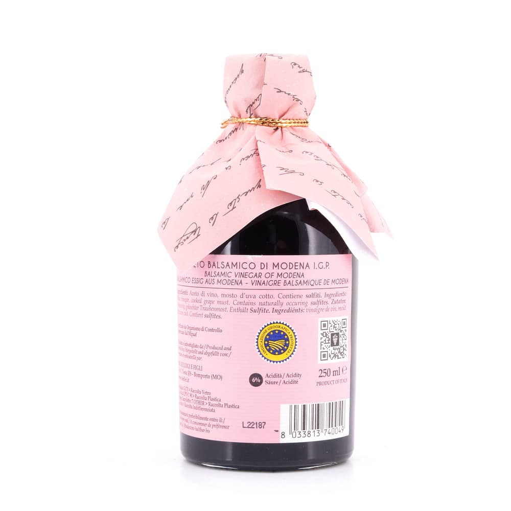 Bellei Aceto Balsamico di Modena I.G.P. - Rosa 0,250 Liter Produktbild