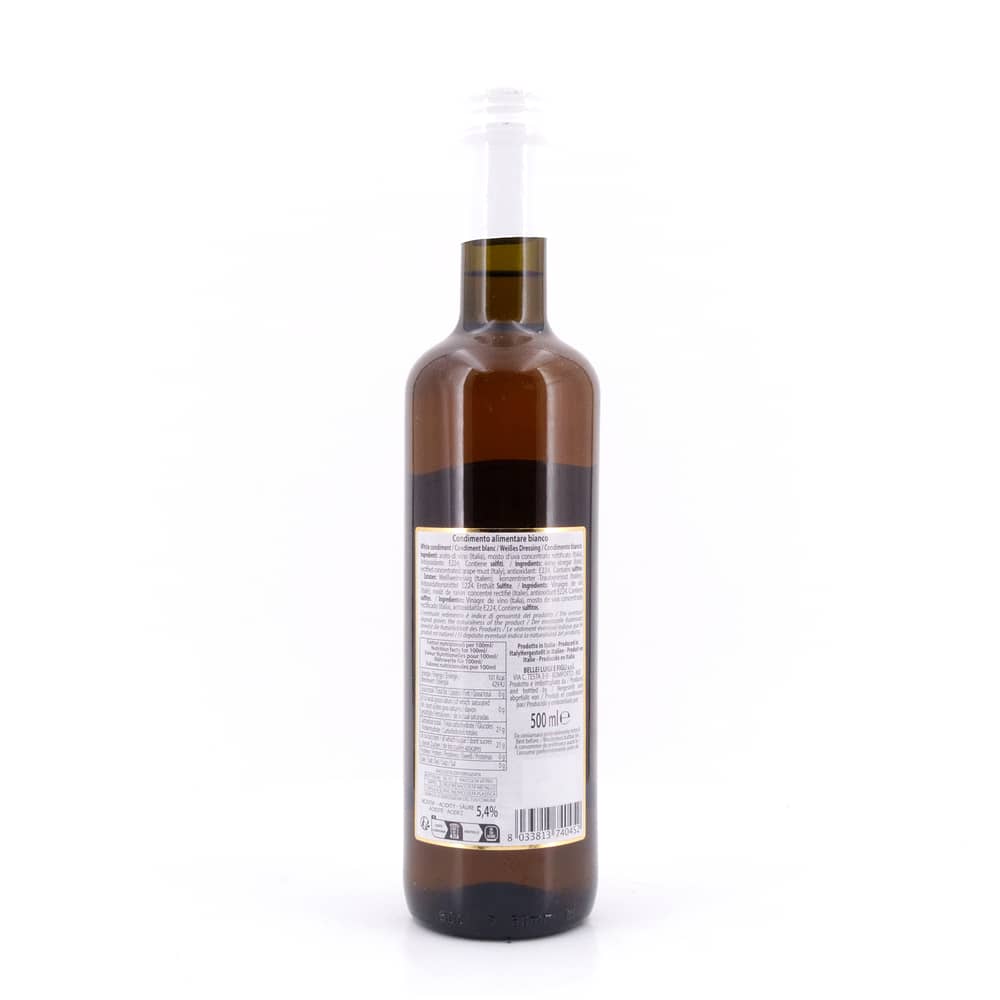 Bellei Condimento Bianco weißer Essig 0,50 Liter Produktbild