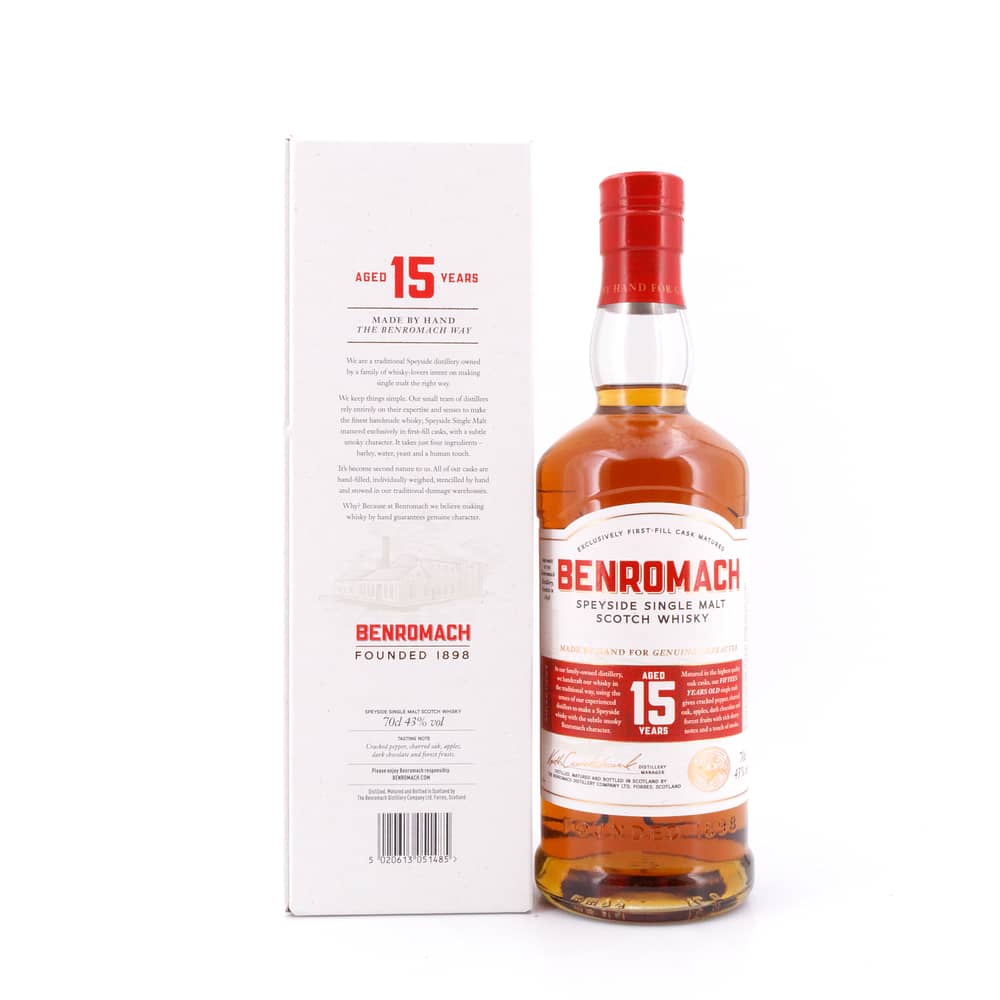 Benromach 15 Jahre 0,70 Liter/ 43.0% vol Produktbild