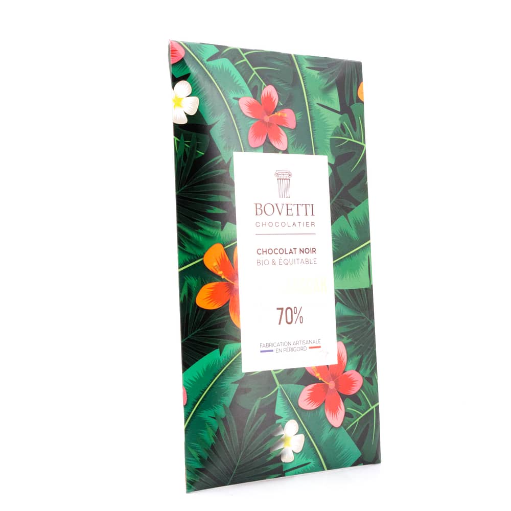 BOVETTI Chocolat Nior Madagascar 70% Zartbitter 80 Gramm Produktbild