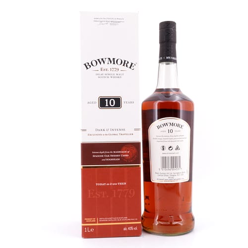 Bowmore 10 Jahre Dark & Intense Literflasche 1 Liter/ 40.0% vol Produktbild