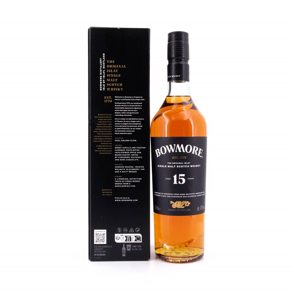 Bowmore 15 Jahre 0,70 Liter/ 43.0% vol Produktbild