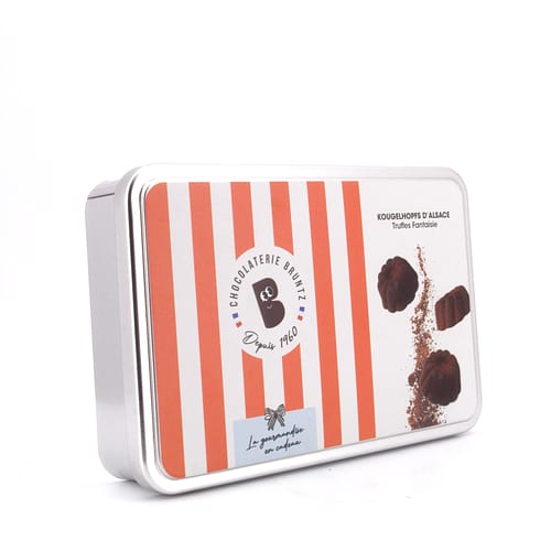 Bruntz Kougelhopfs Kakaokonfekt Schmuck-Metalldose 100 Gramm Produktbild