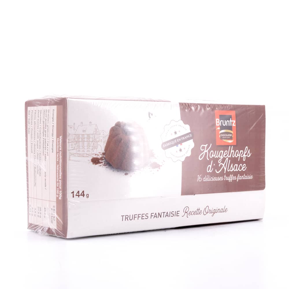 Bruntz Kougelhopfs Kakaokonfekt 144 Gramm Produktbild