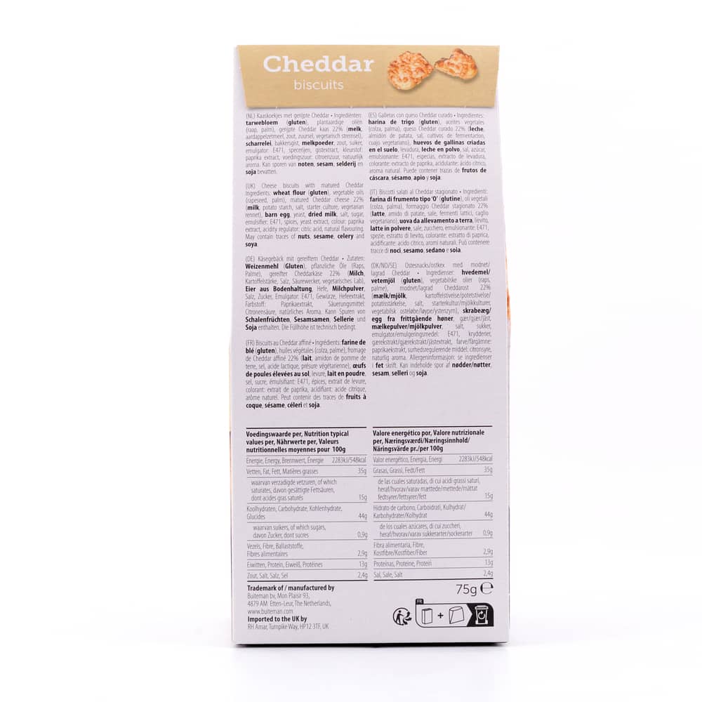 Buiteman Cheddar Käsegebäck 75 Gramm Produktbild