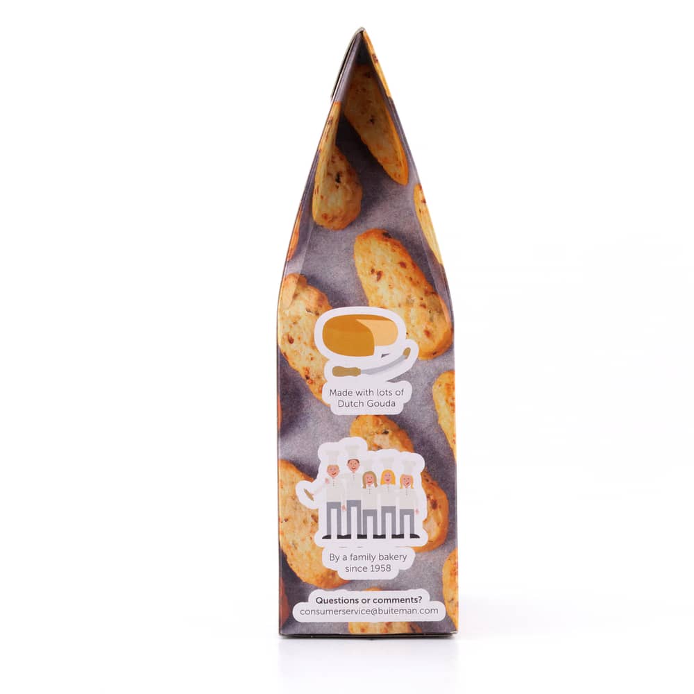 Buiteman Gouda & chive Käsegebäck mit Schnittlauch 75 Gramm Produktbild